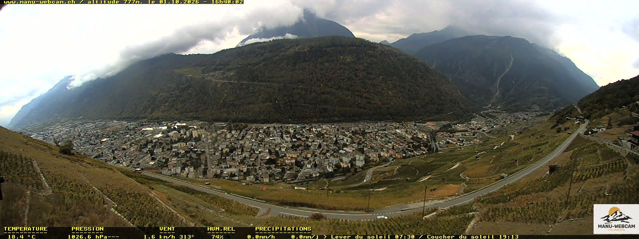 Martigny: vue sur le catogne