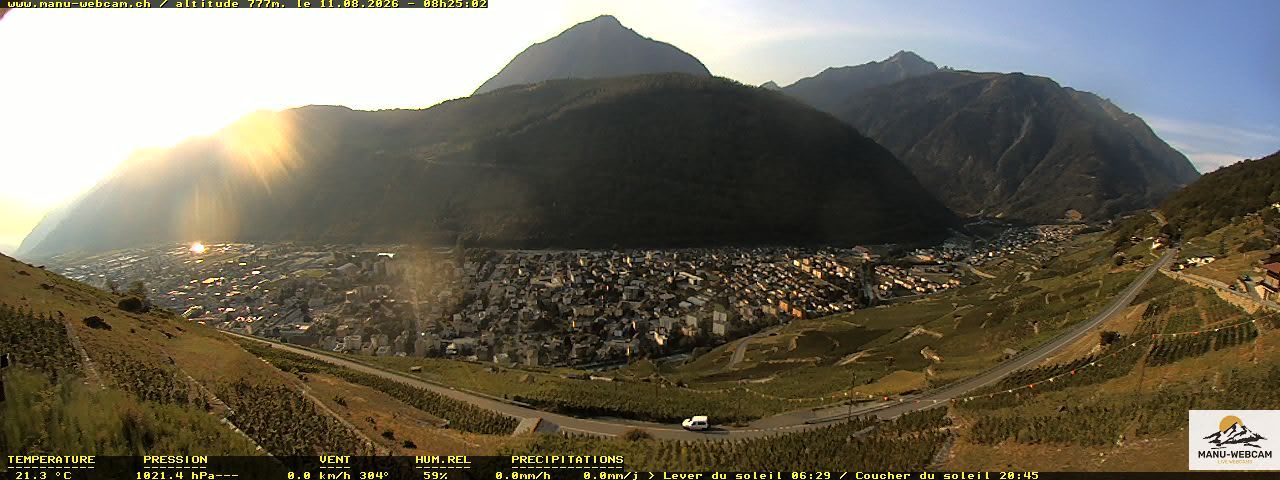 Martigny: vue sur le catogne