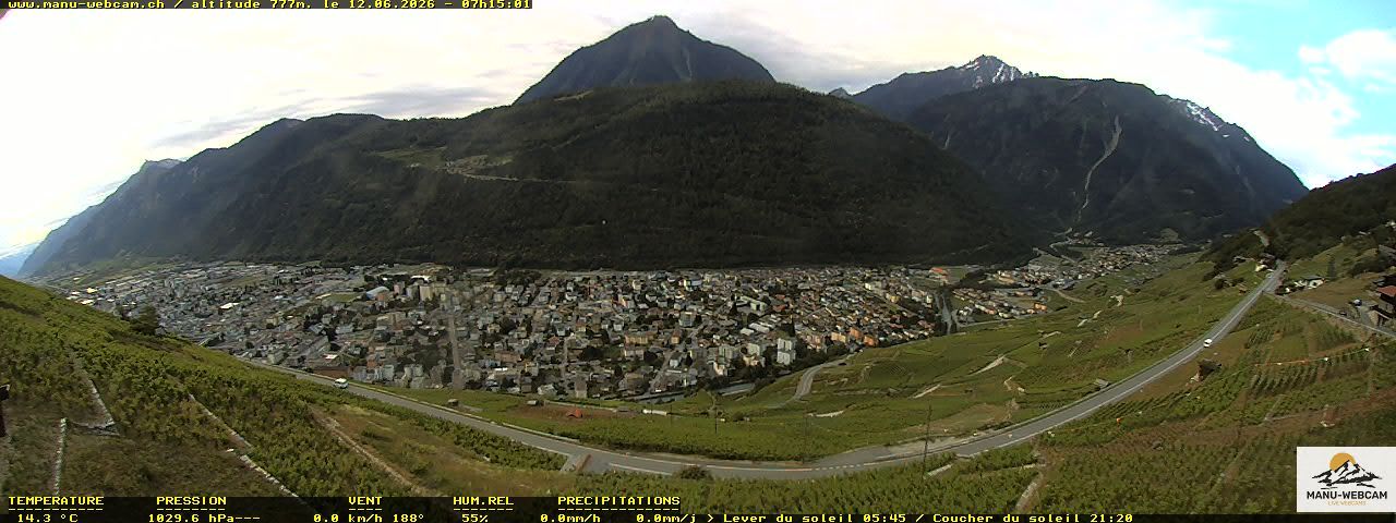 Martigny: vue sur le catogne