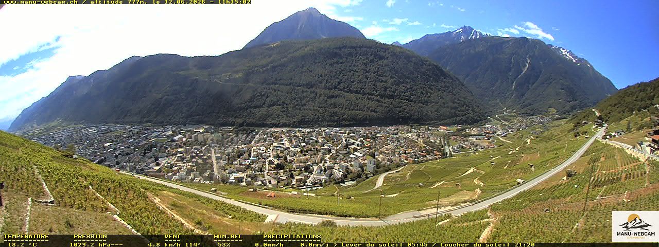 Martigny: vue sur le catogne