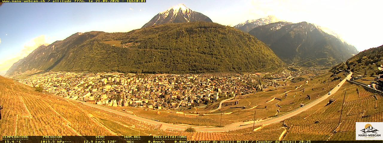 Martigny: vue sur le catogne