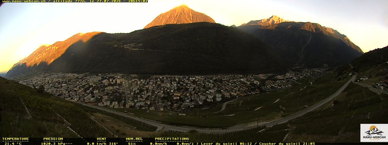 Martigny: vue sur le catogne