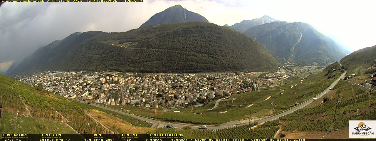 Martigny: vue sur le catogne