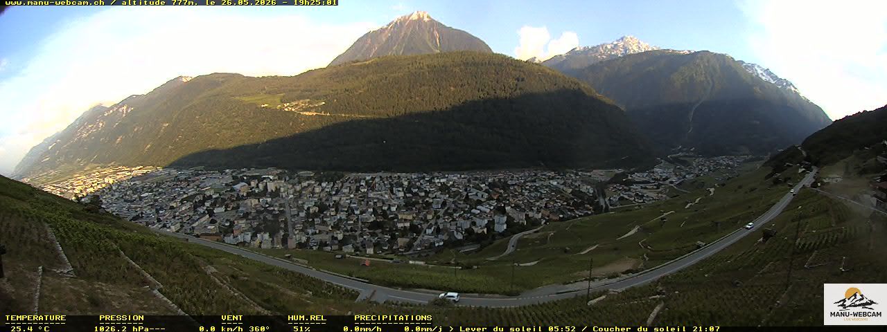 Martigny: vue sur le catogne