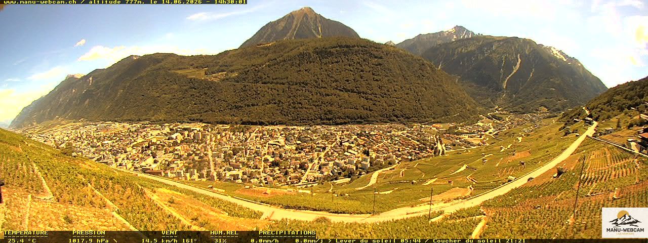 Martigny: vue sur le catogne