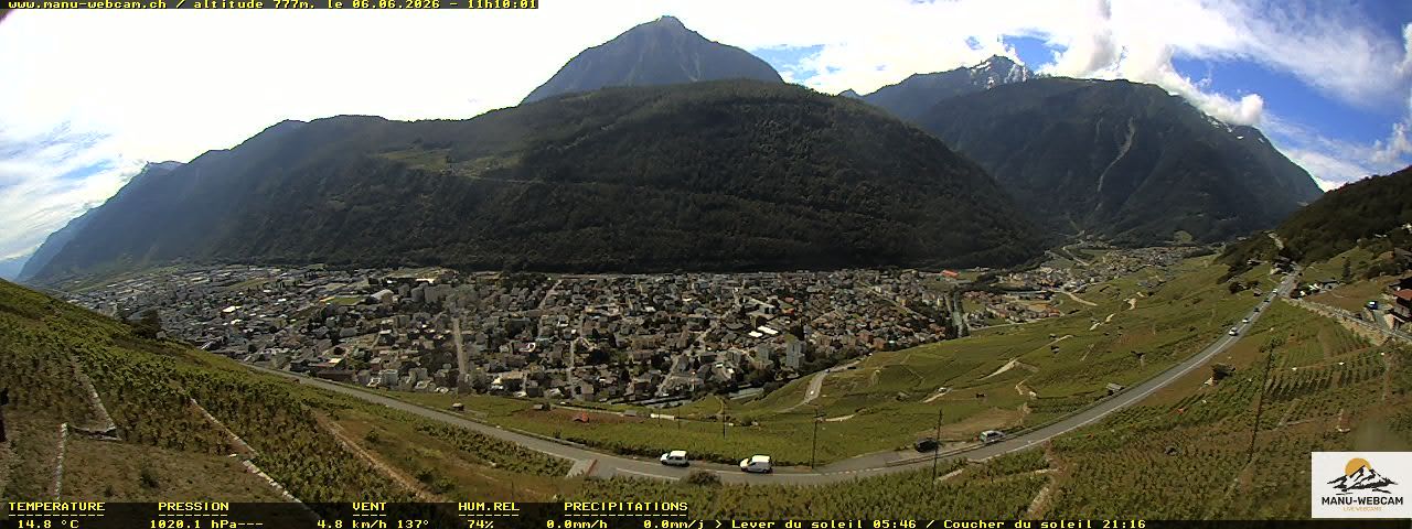 Martigny: vue sur le catogne