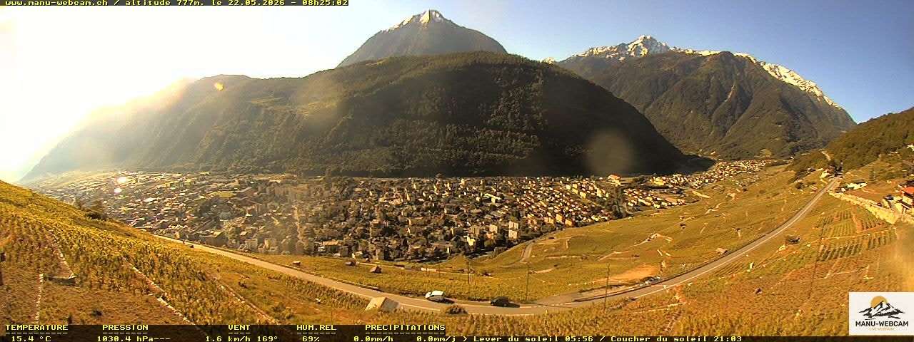 Martigny: vue sur le catogne