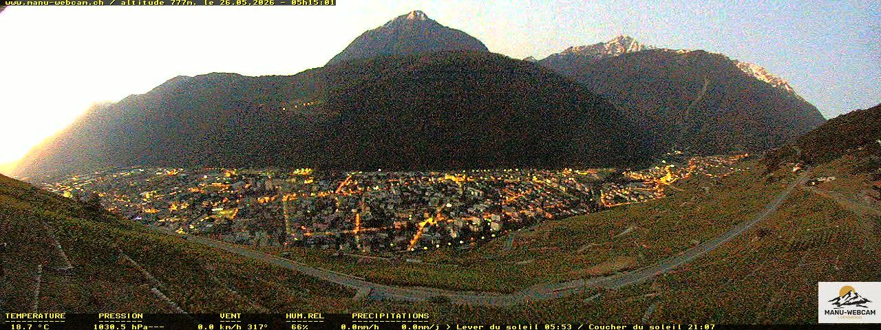 Martigny: vue sur le catogne
