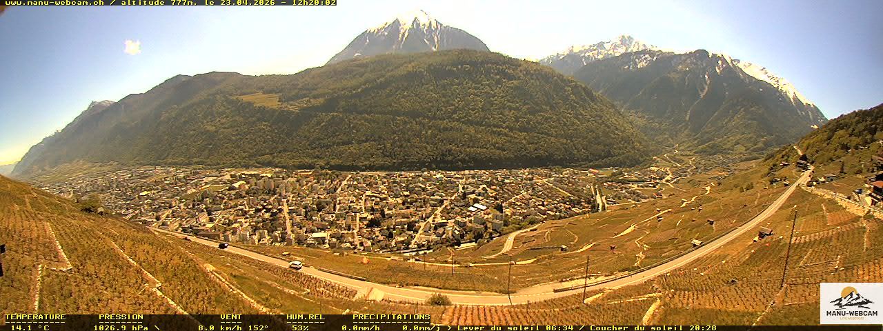 Martigny: vue sur le catogne