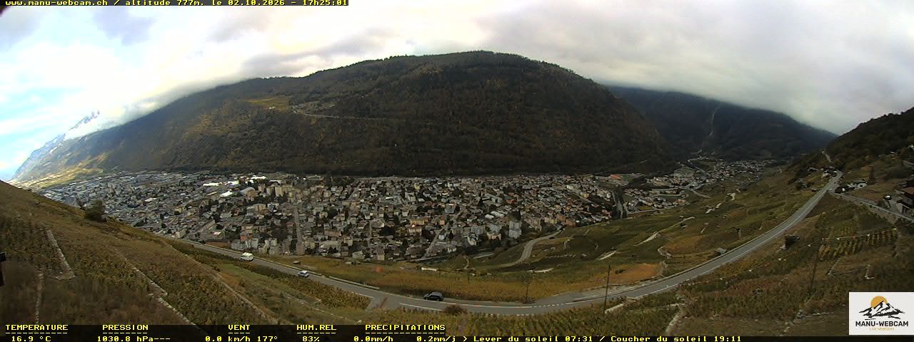 Martigny: vue sur le catogne
