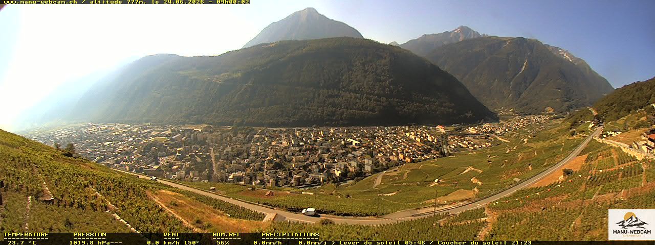 Martigny: vue sur le catogne