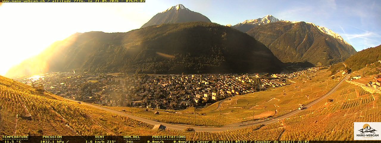 Martigny: vue sur le catogne