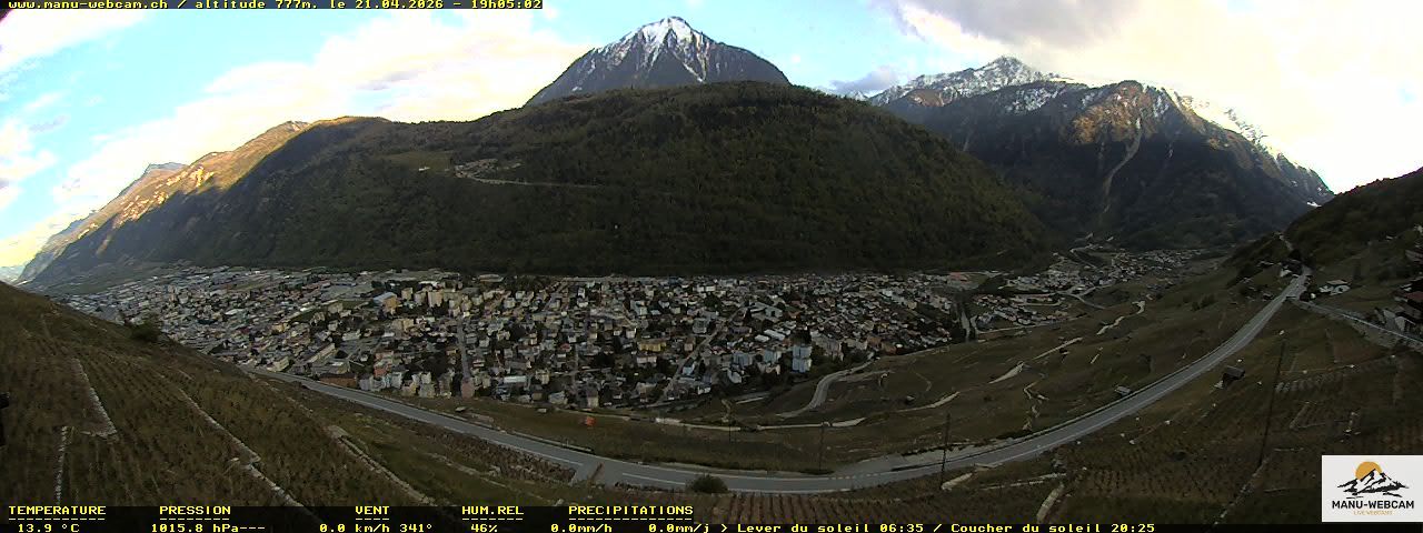 Martigny: vue sur le catogne