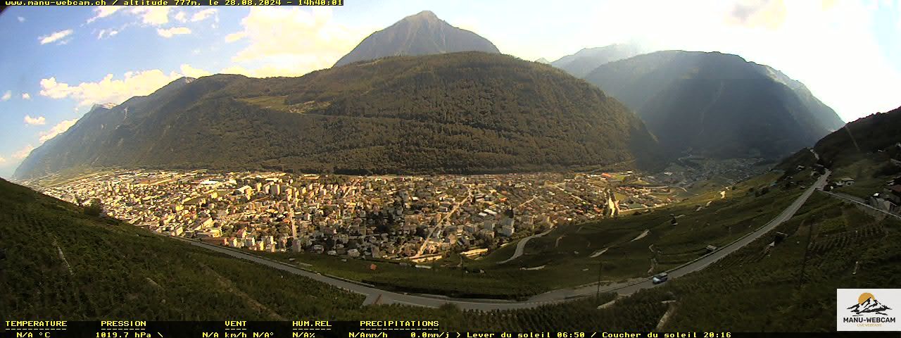 Martigny: vue sur le catogne