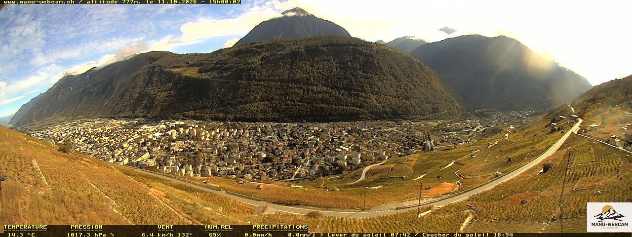 Martigny: vue sur le catogne