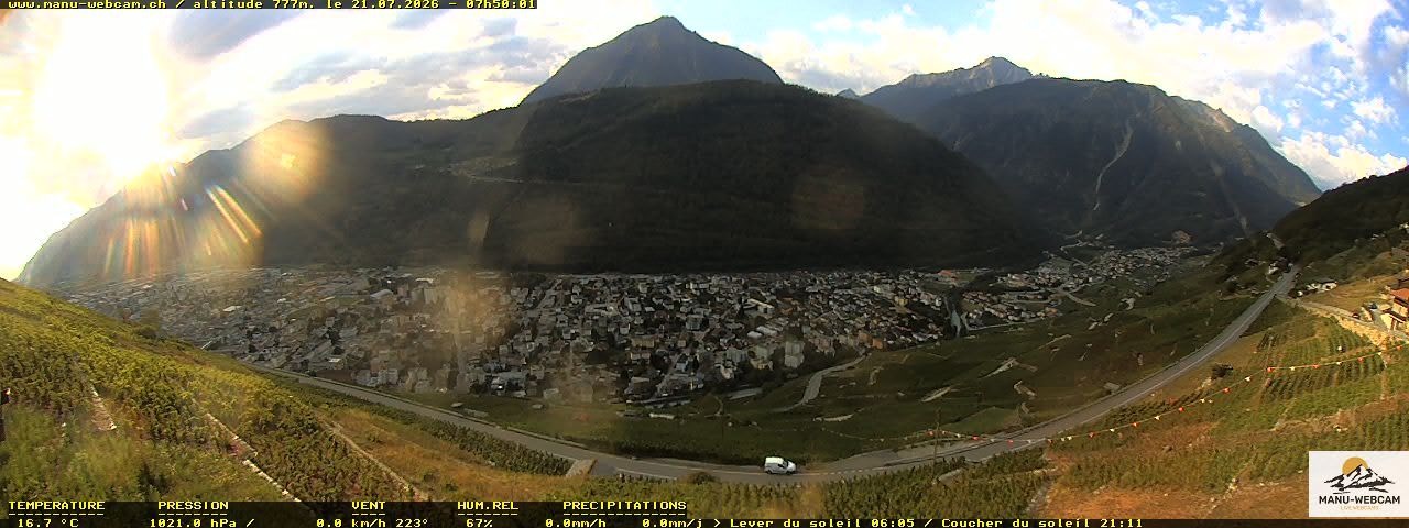 Martigny: vue sur le catogne