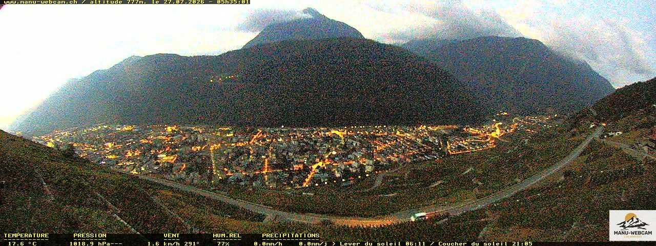 Martigny: vue sur le catogne
