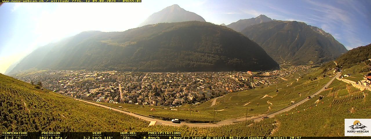 Martigny: vue sur le catogne