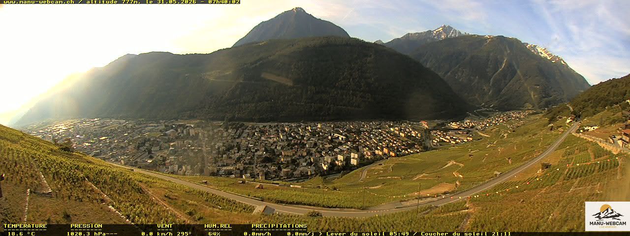 Martigny: vue sur le catogne