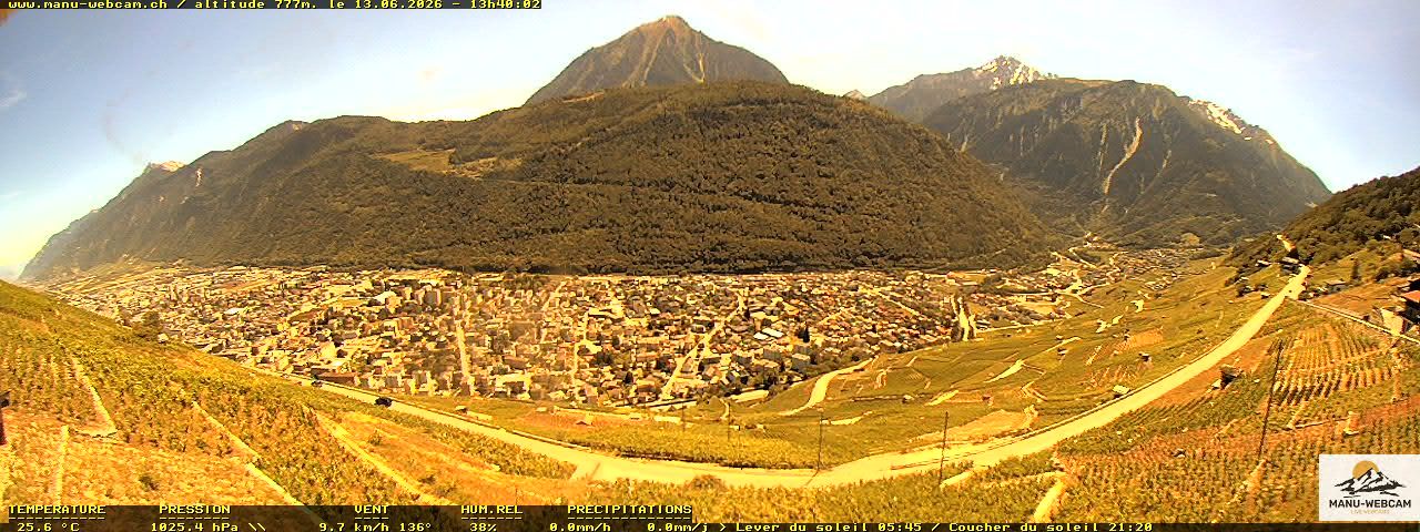 Martigny: vue sur le catogne