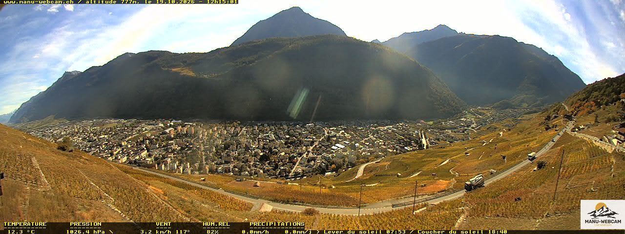 Martigny: vue sur le catogne