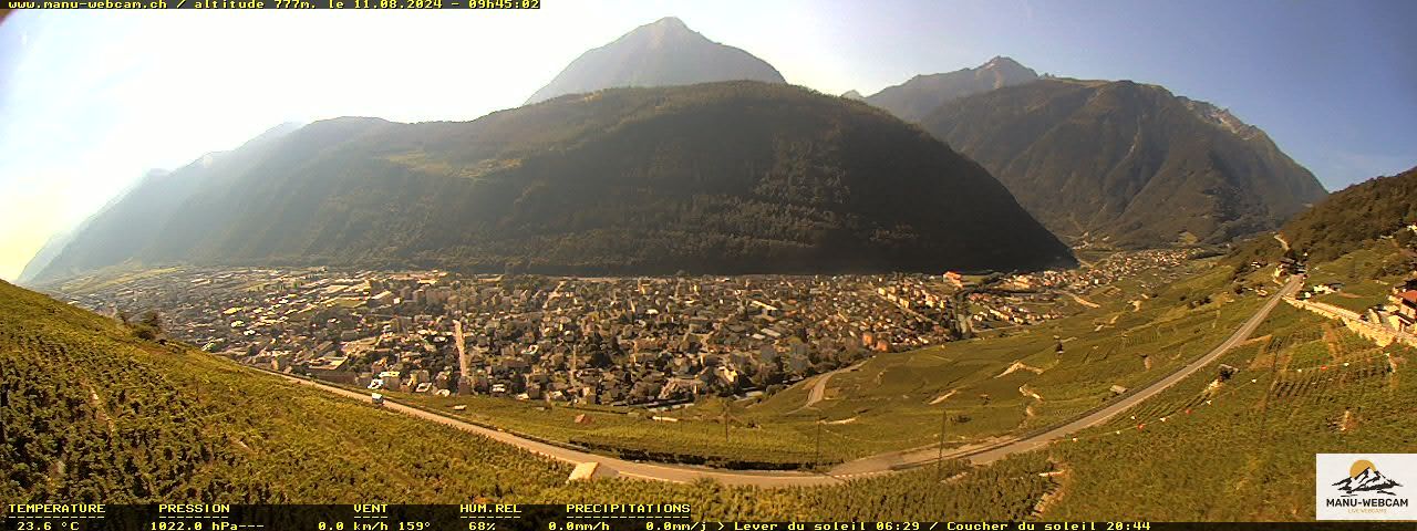 Martigny: vue sur le catogne