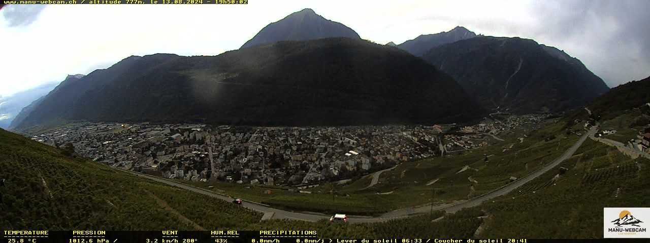 Martigny: vue sur le catogne