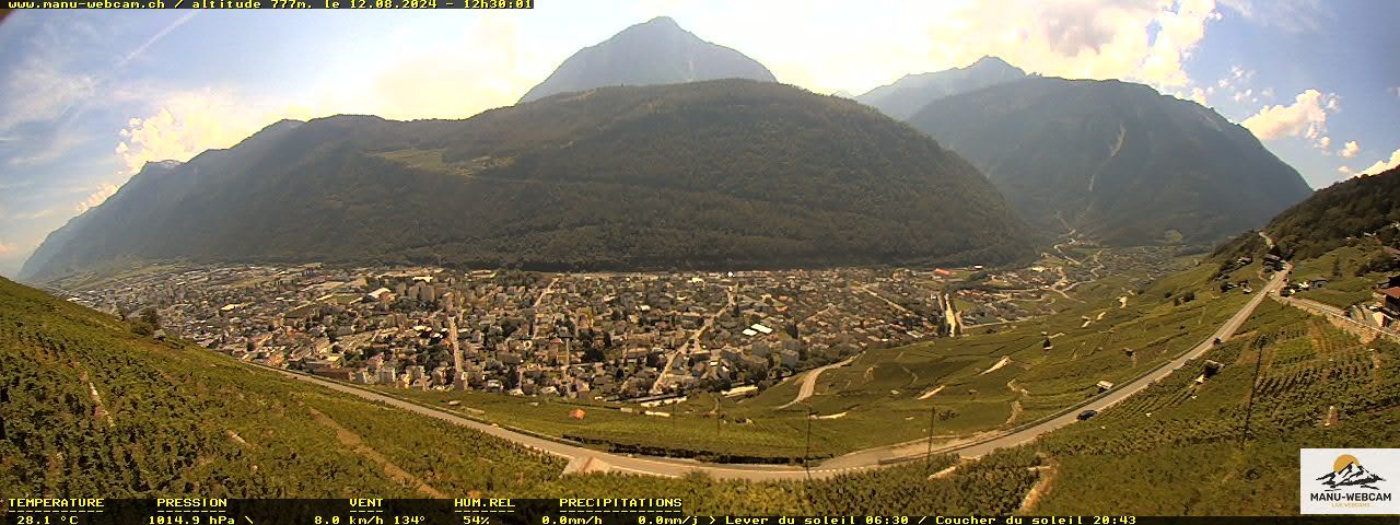 Martigny: vue sur le catogne