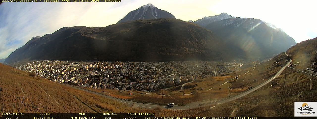 Martigny: vue sur le catogne