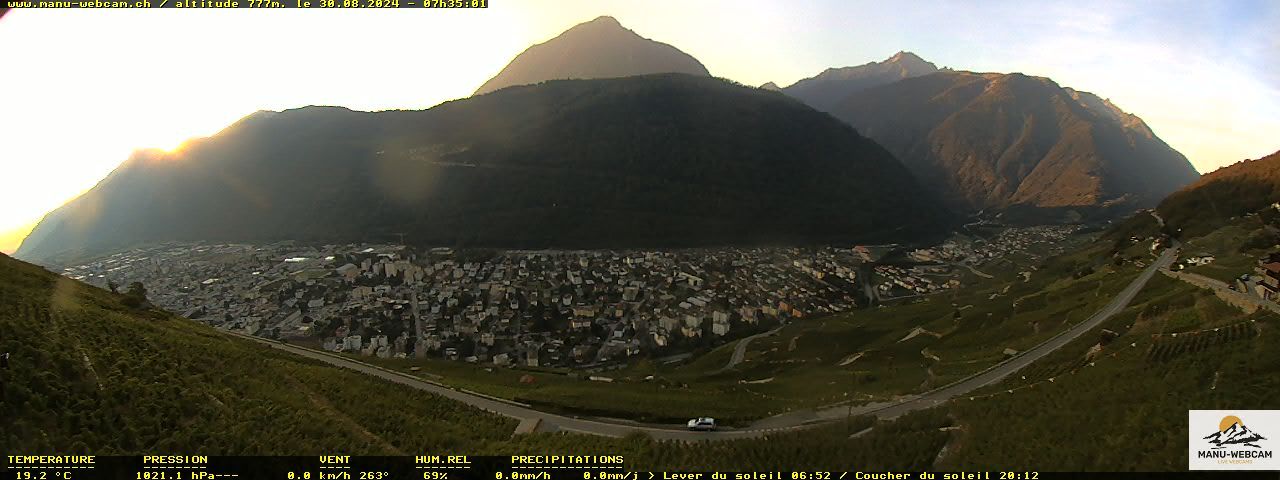 Martigny: vue sur le catogne