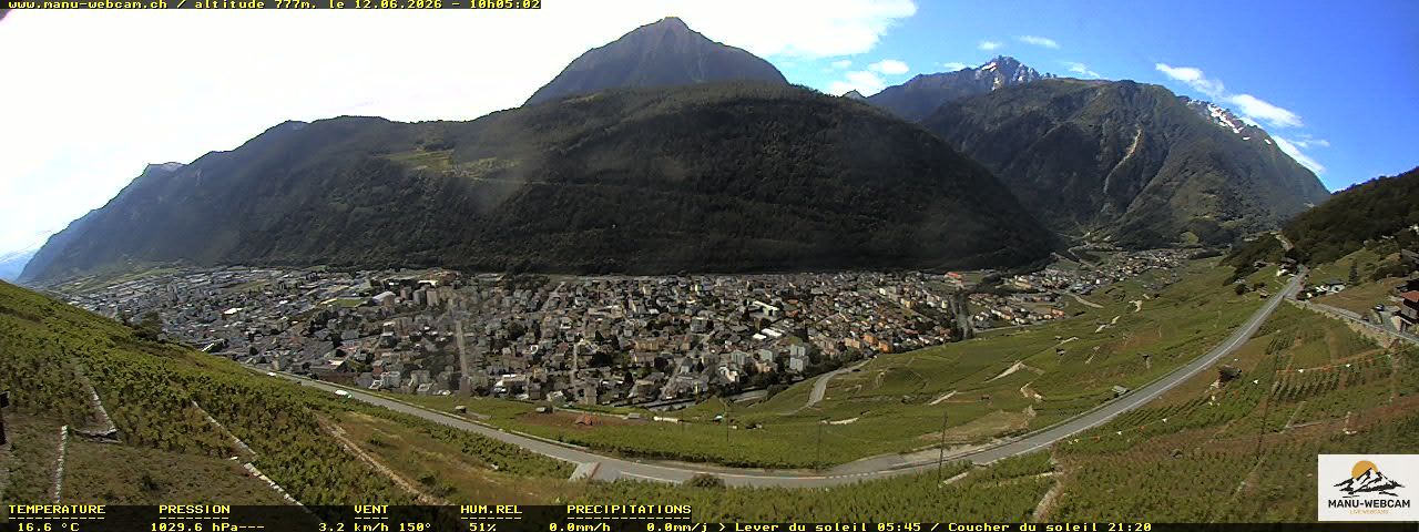 Martigny: vue sur le catogne