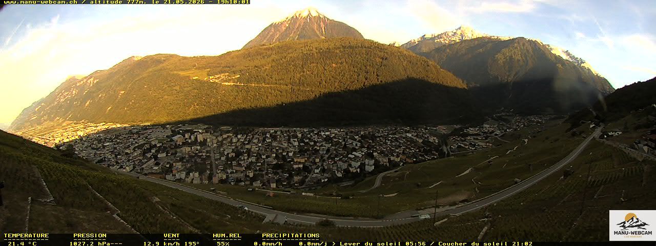 Martigny: vue sur le catogne