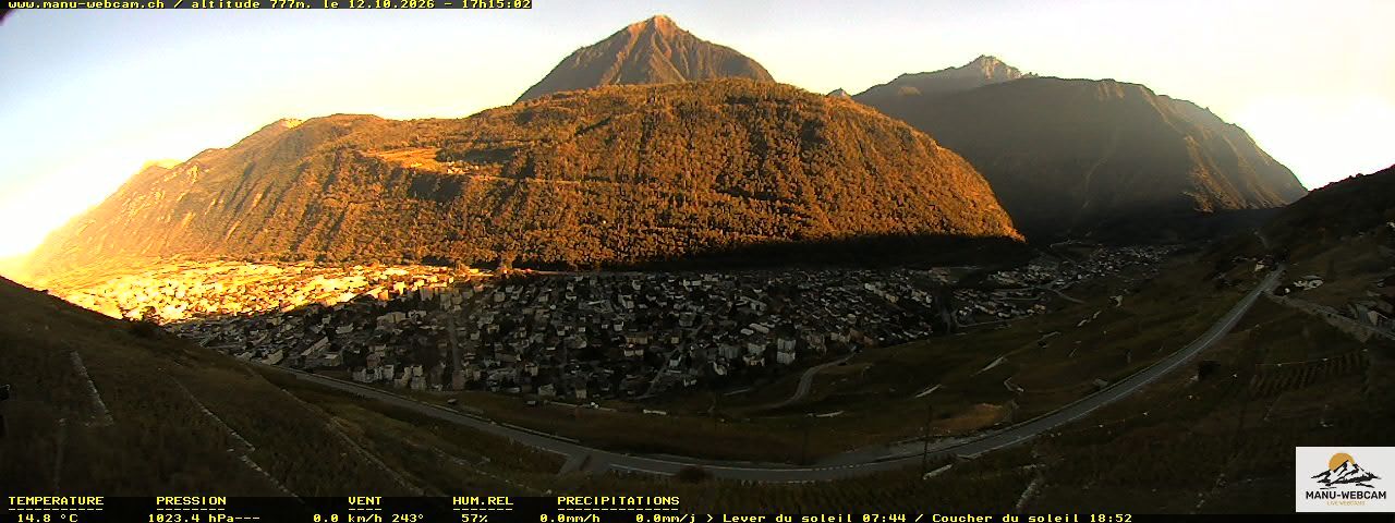 Martigny: vue sur le catogne