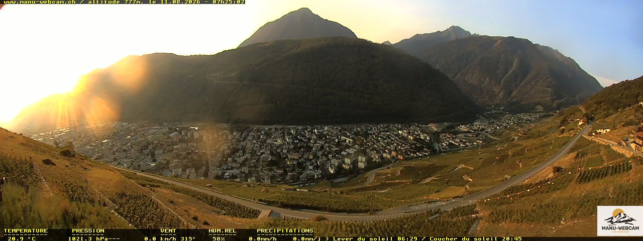Martigny: vue sur le catogne