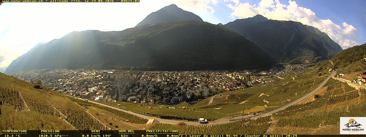Martigny: vue sur le catogne