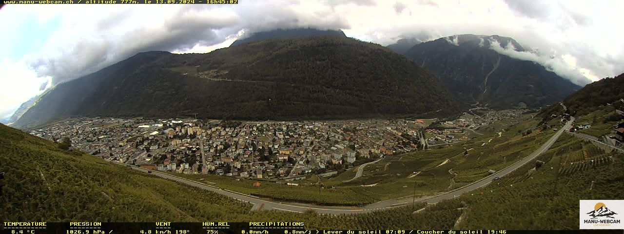 Martigny: vue sur le catogne