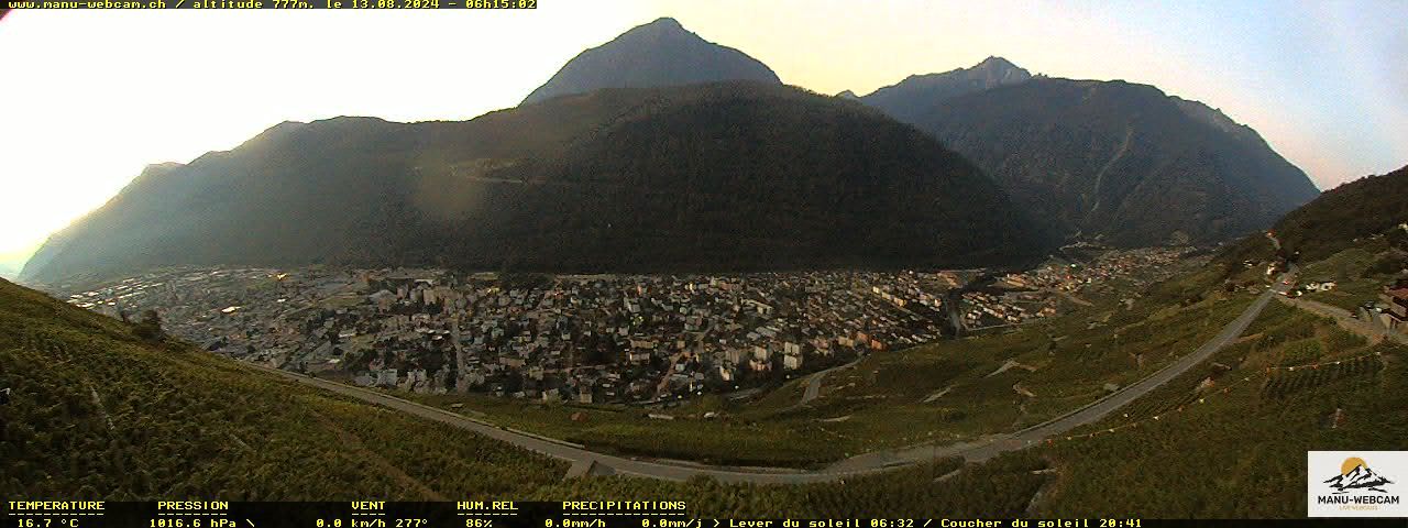 Martigny: vue sur le catogne