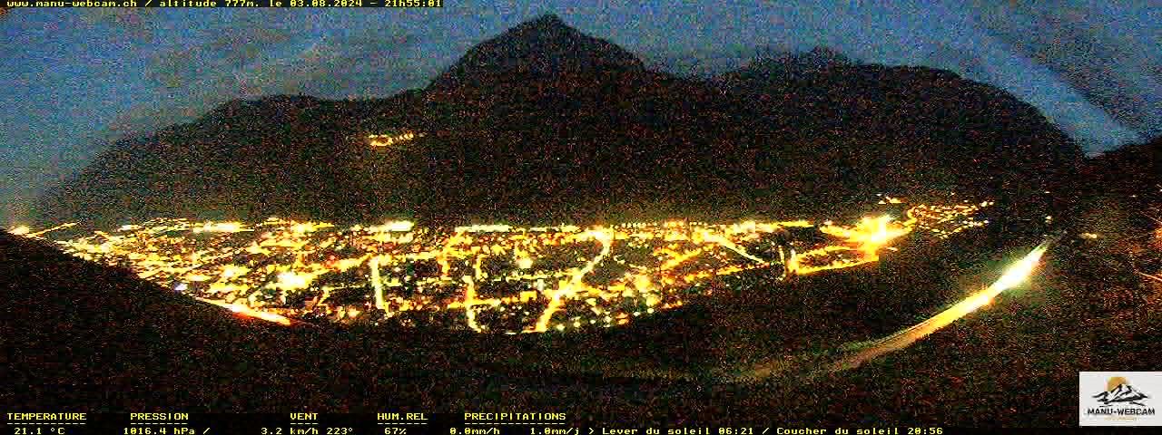 Martigny: vue sur le catogne