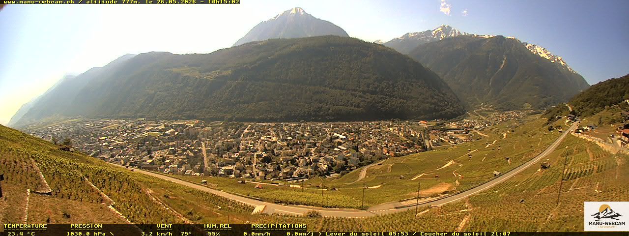 Martigny: vue sur le catogne