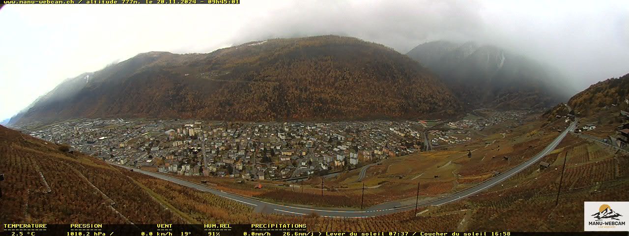 Martigny: vue sur le catogne