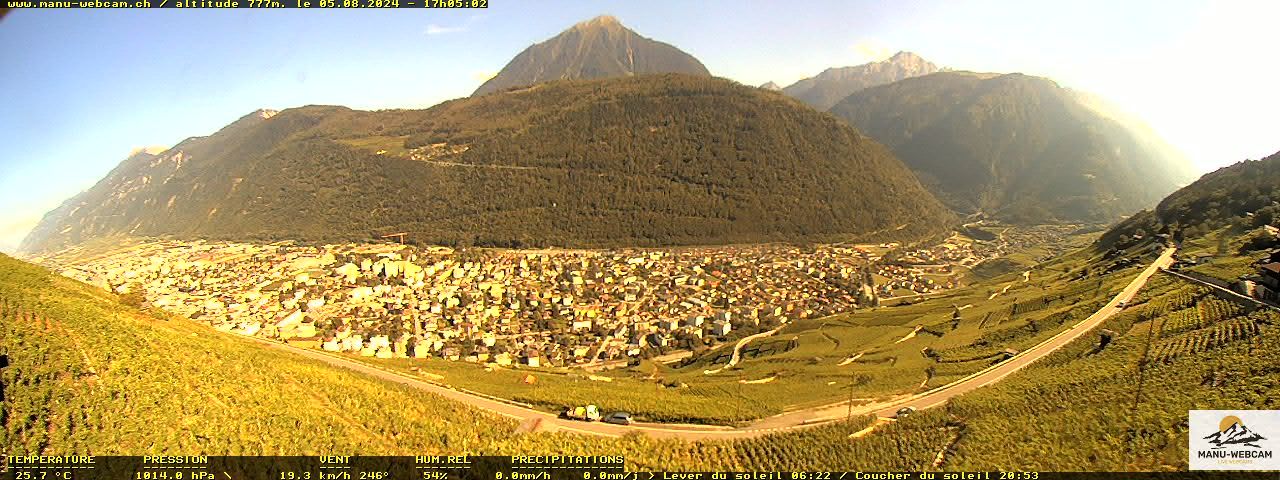 Martigny: vue sur le catogne