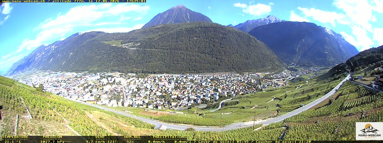 Martigny: vue sur le catogne