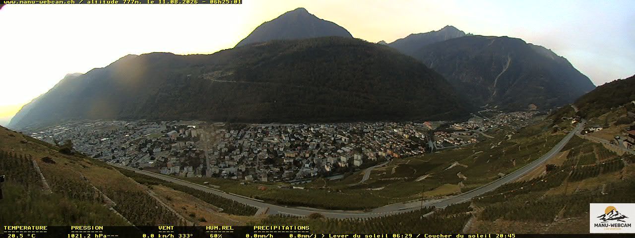 Martigny: vue sur le catogne