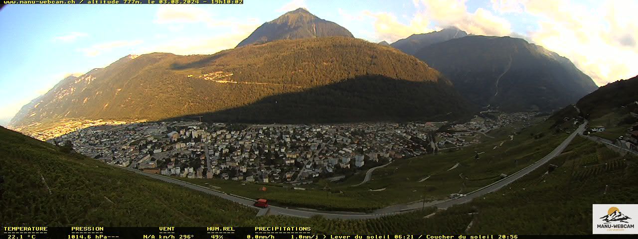 Martigny: vue sur le catogne