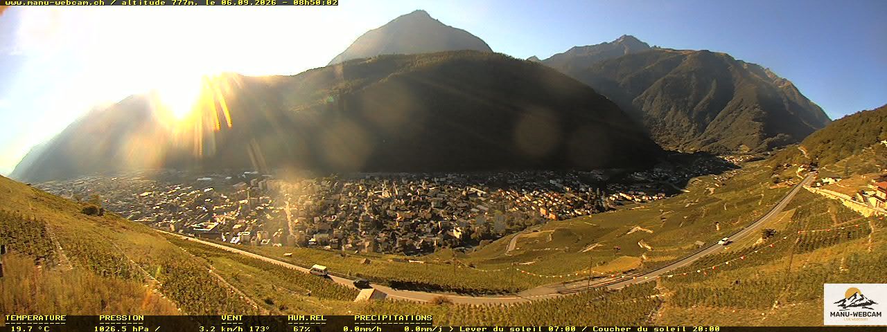 Martigny: vue sur le catogne