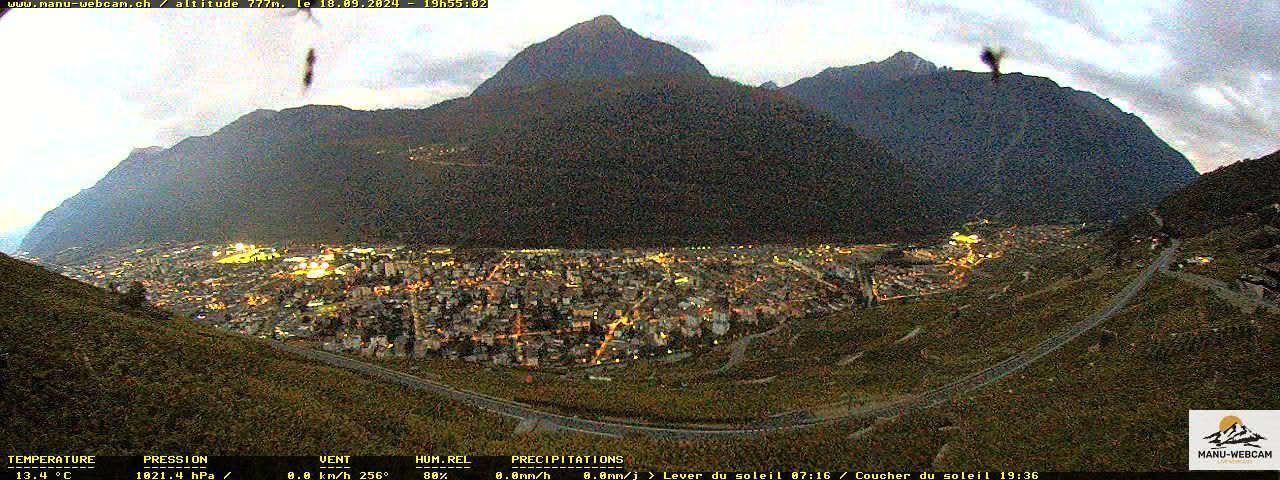 Martigny: vue sur le catogne