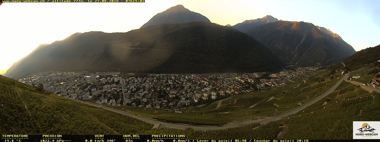 Martigny: vue sur le catogne