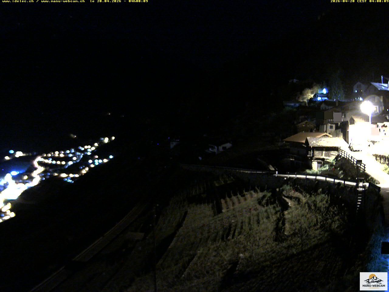 Ravoire: Vue sur la route du Col de la Forclaz sur Martigny Valais Suisse.- France