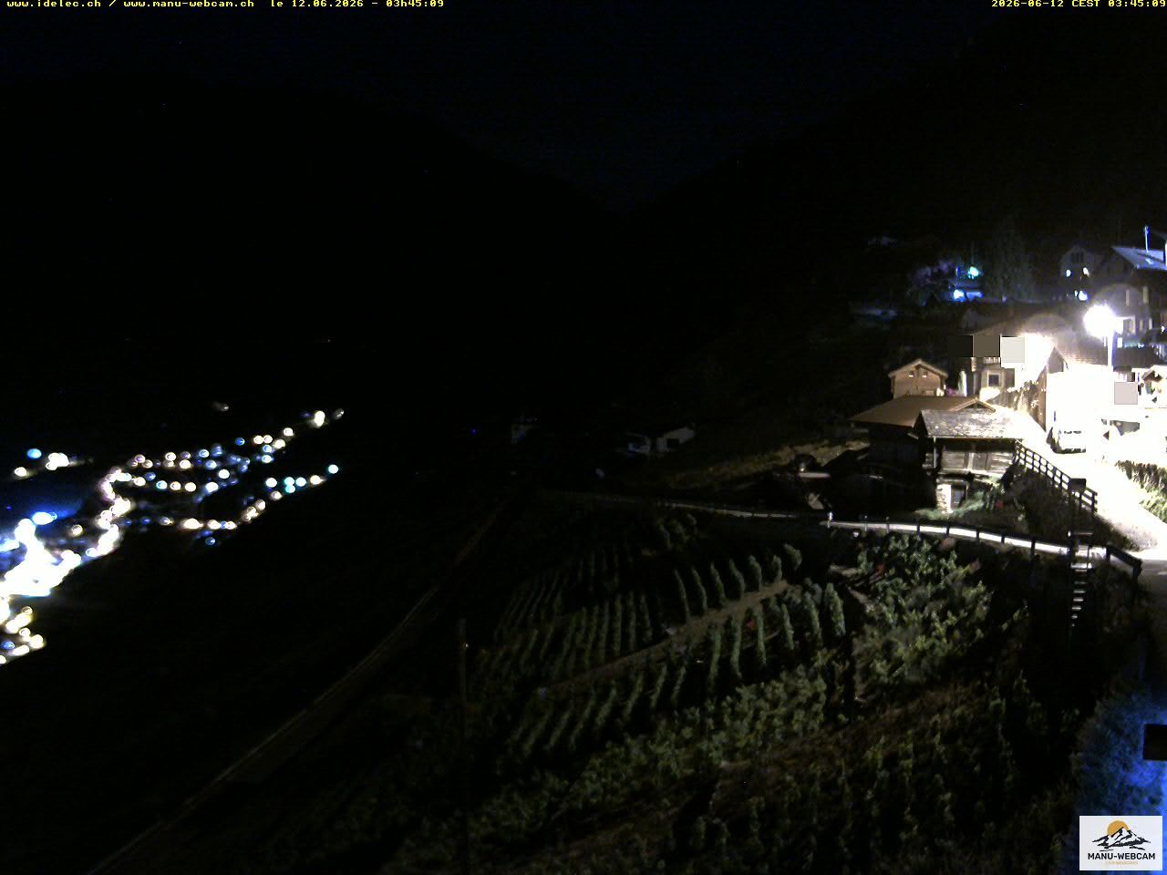 Ravoire › Westen: Vue sur la route du Col de la Forclaz sur Martigny Valais Suisse.- France