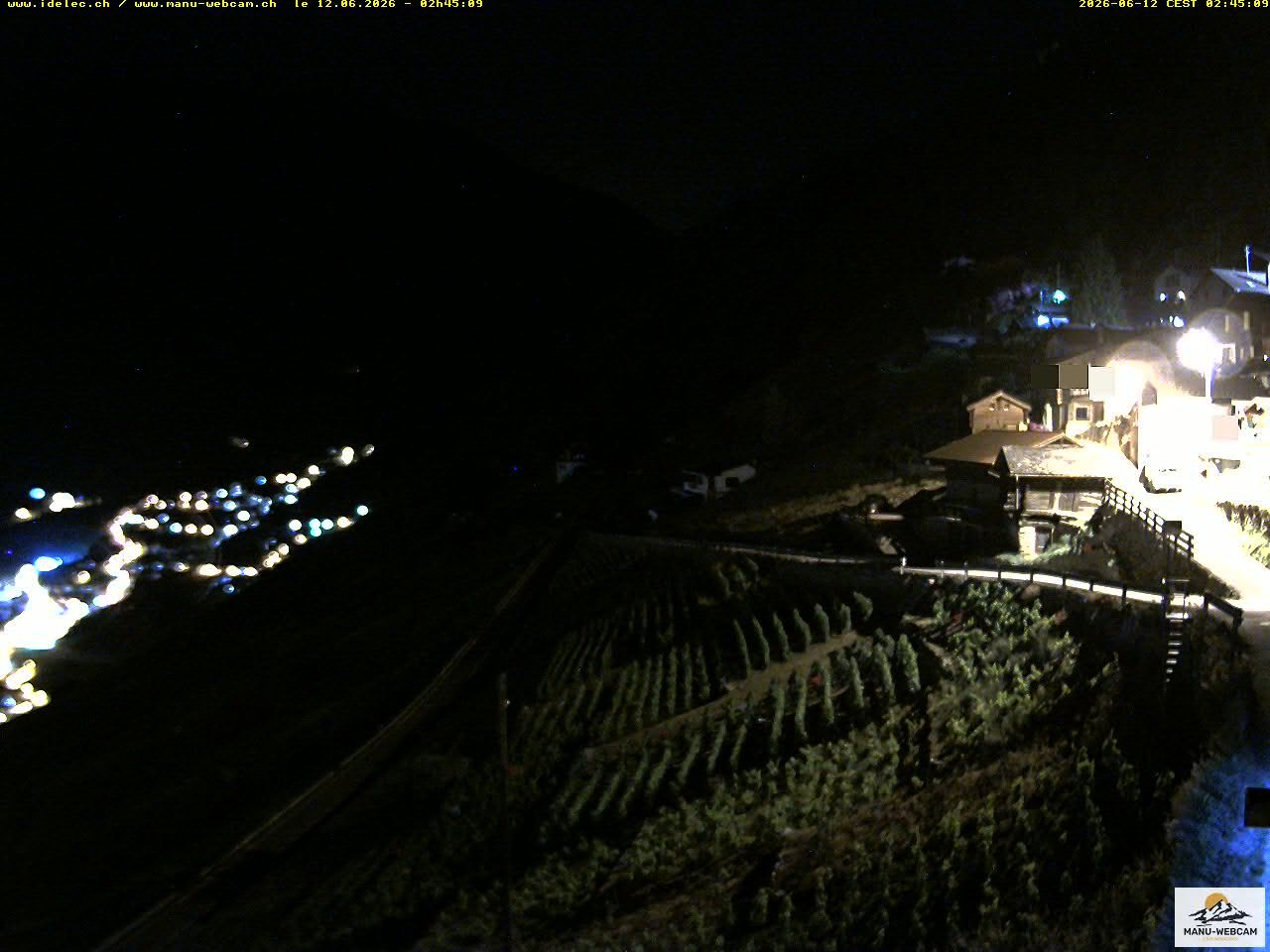 Ravoire › Westen: Vue sur la route du Col de la Forclaz sur Martigny Valais Suisse.- France